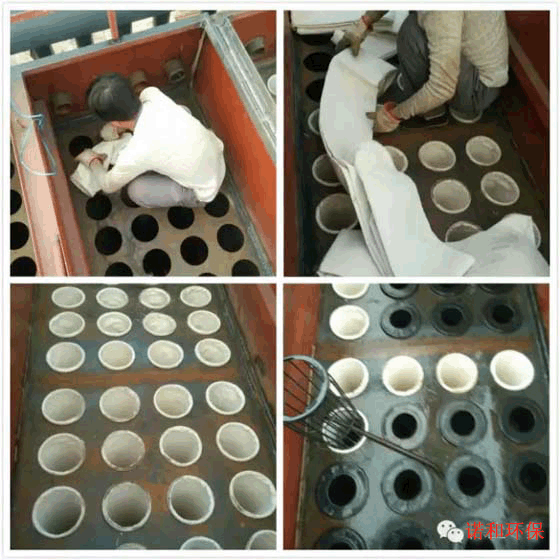 花板、布袋、骨架安裝示意圖